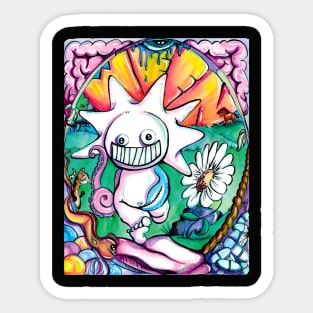 Boognish Walking 1 Sticker